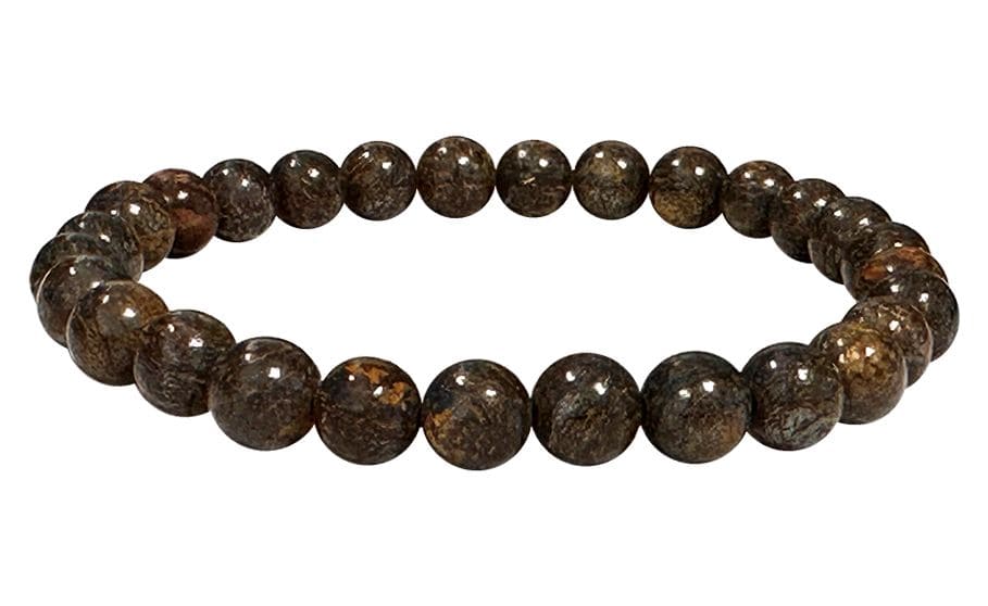 Bracelet Bronzite perles 6mm