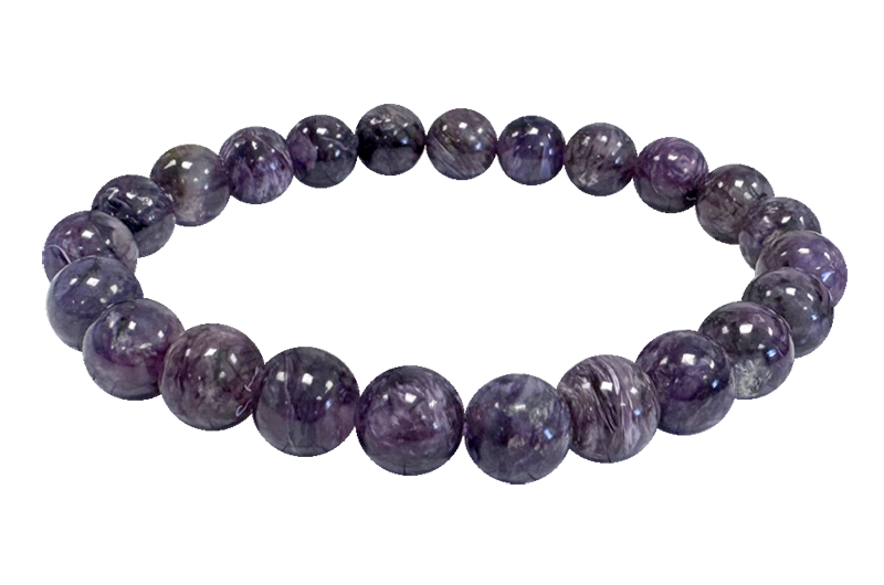 Bracelet Charoïte A+ perles 7-8mm chez Arabesk