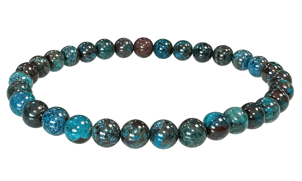 Bracelet Chrysocolle Turquie AAA perles 5-6mm