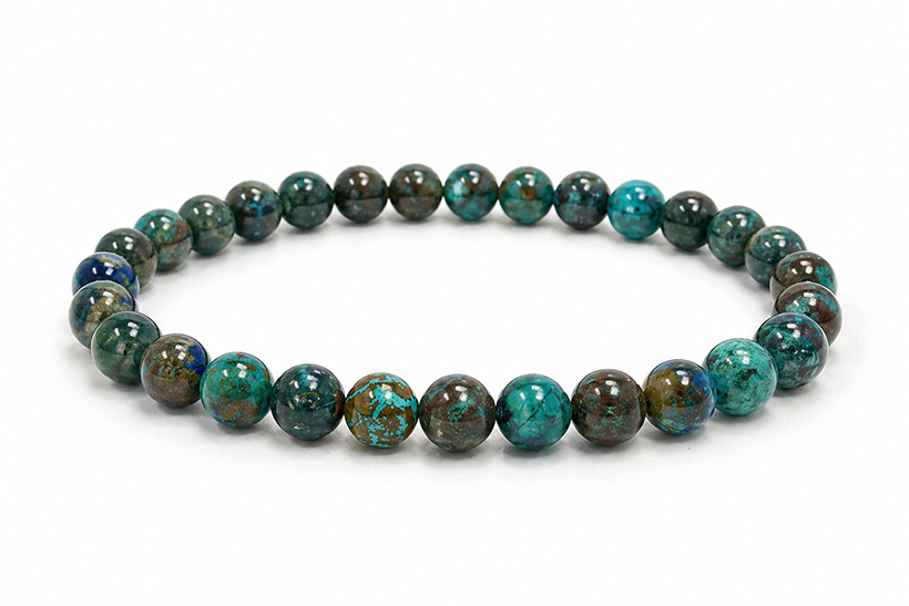 Bracelet Chrysocolle Turquie AAAA perles 5-6mm chez Arabesk