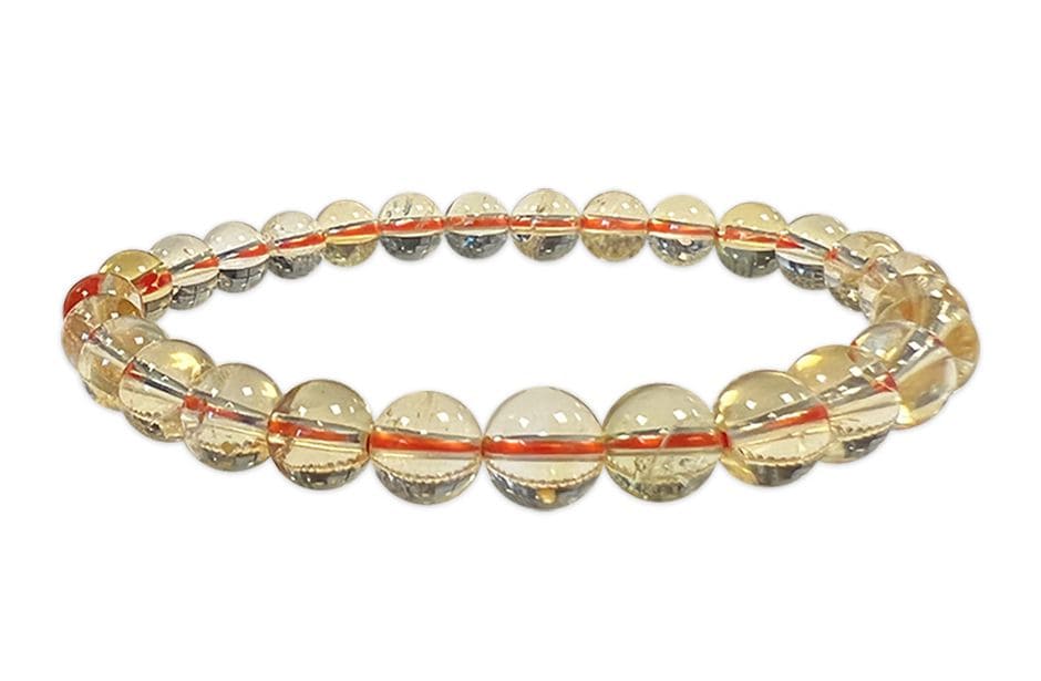 Bracelet Citrine naturelle AA perles 6-7mm chez Arabesk