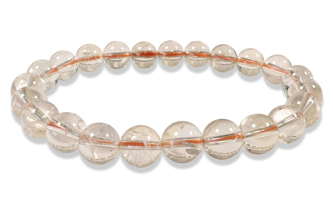 Bracelet Citrine Naturelle A perles 8mm