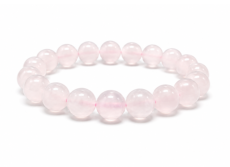 Bracelet Calcite Rose AA perles 10mm