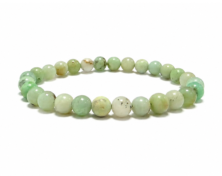 Bracelet Chrysoprase AA perles 6-7mm chez Arabesk