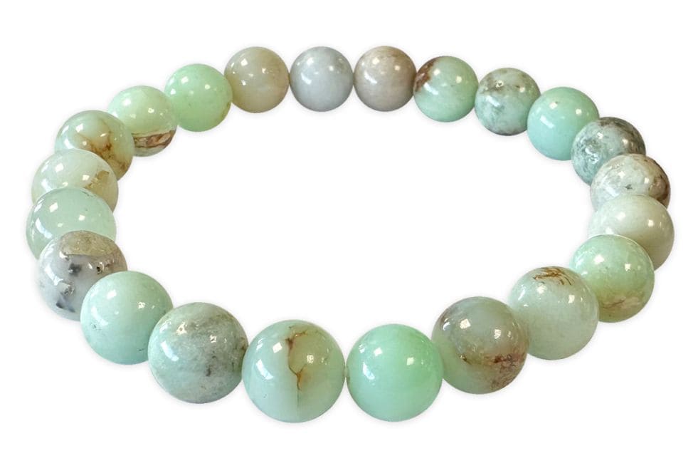 Bracelet Chrysoprase A perles 8-9mm