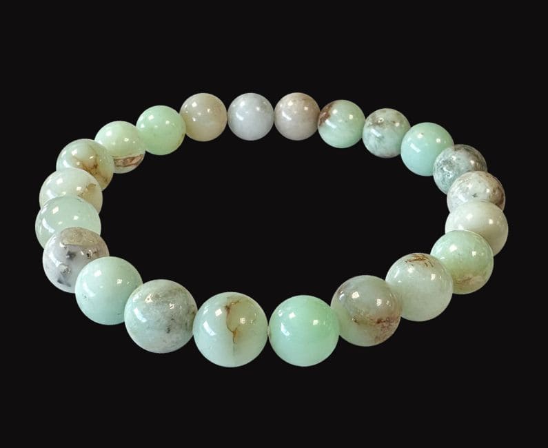 Bracelet Chrysoprase A perles 8-9mm