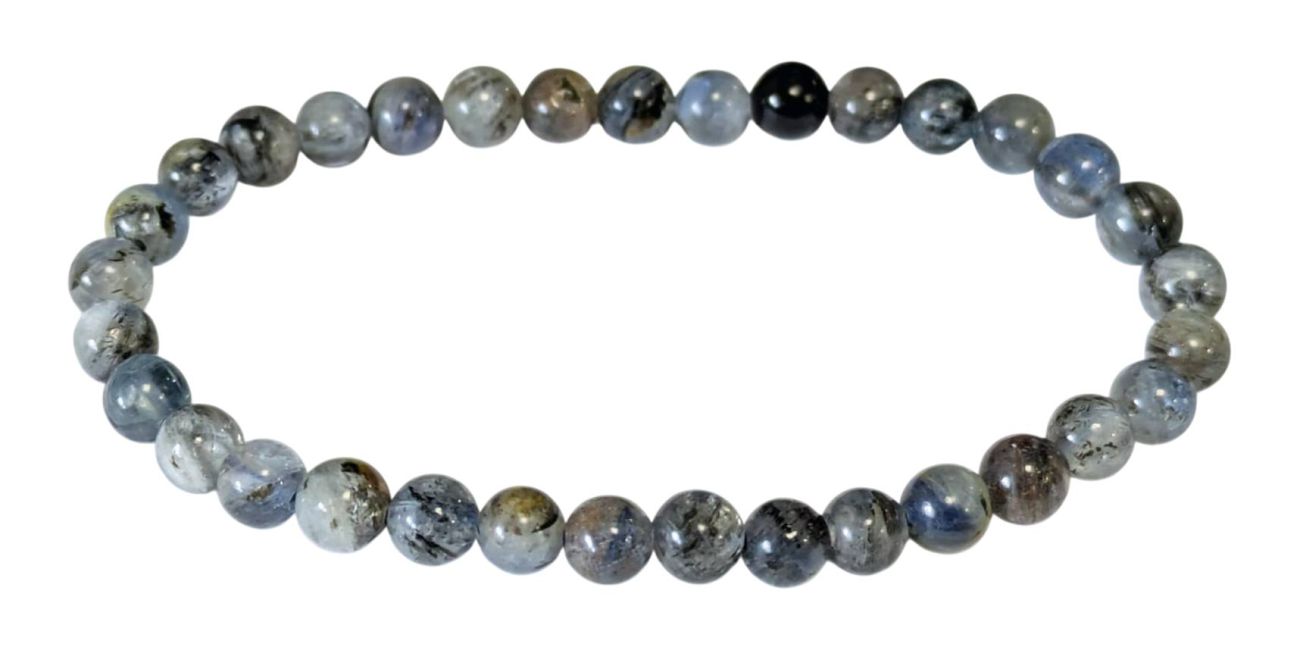 Bracelet Cyanite Bleue Naturelle perles 5.5mm chez Arabesk