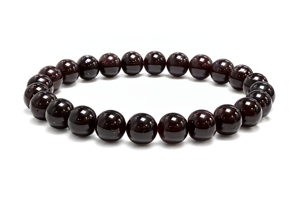 Bracelet Grenat Rouge A perles 7-8mm chez Arabesk