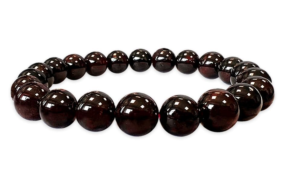 Bracelet Grenat Rouge AA perles 8-9mm chez Arabesk