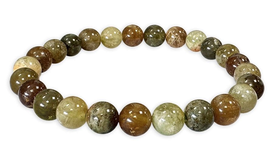 Grossular Green Granat Armband AA-Perlen 7,5-8,5 mm