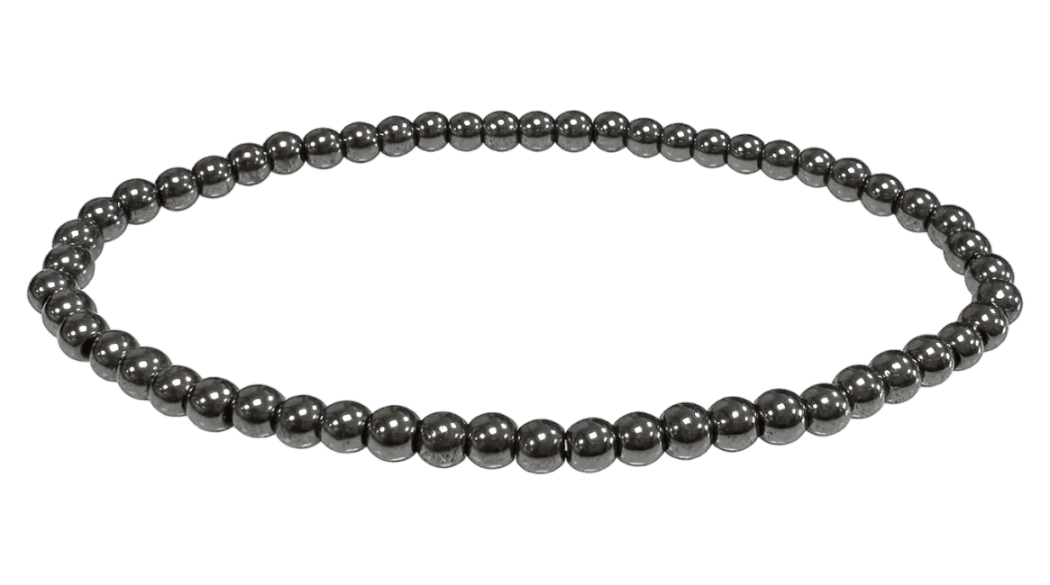 Bracelet Hematite perles 4mm chez Arabesk