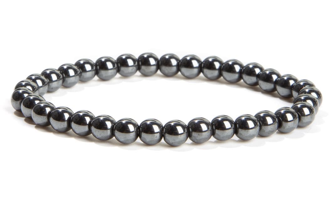 Bracelet Hematite perles 6mm chez Arabesk