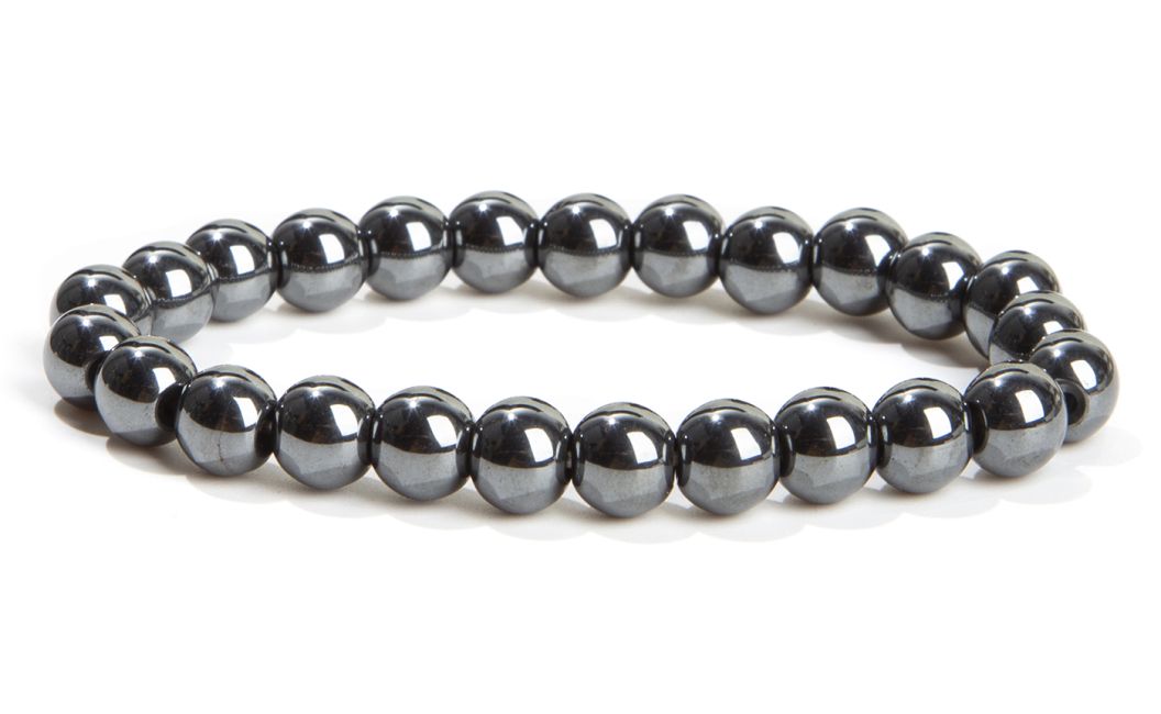 Bracelet perles Hématite 8mm