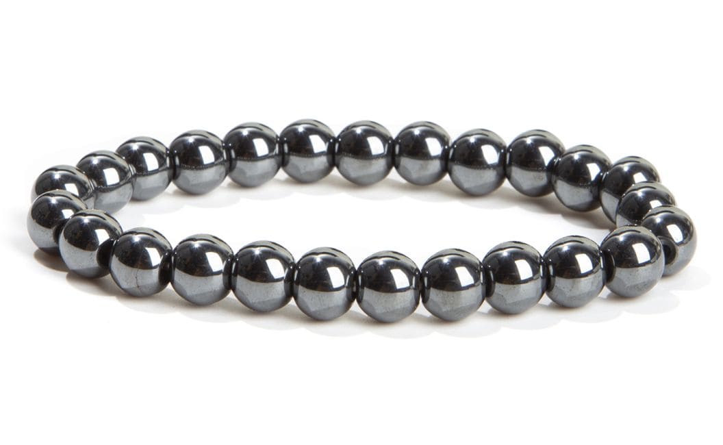Bracelet perles Hématite 8mm chez Arabesk