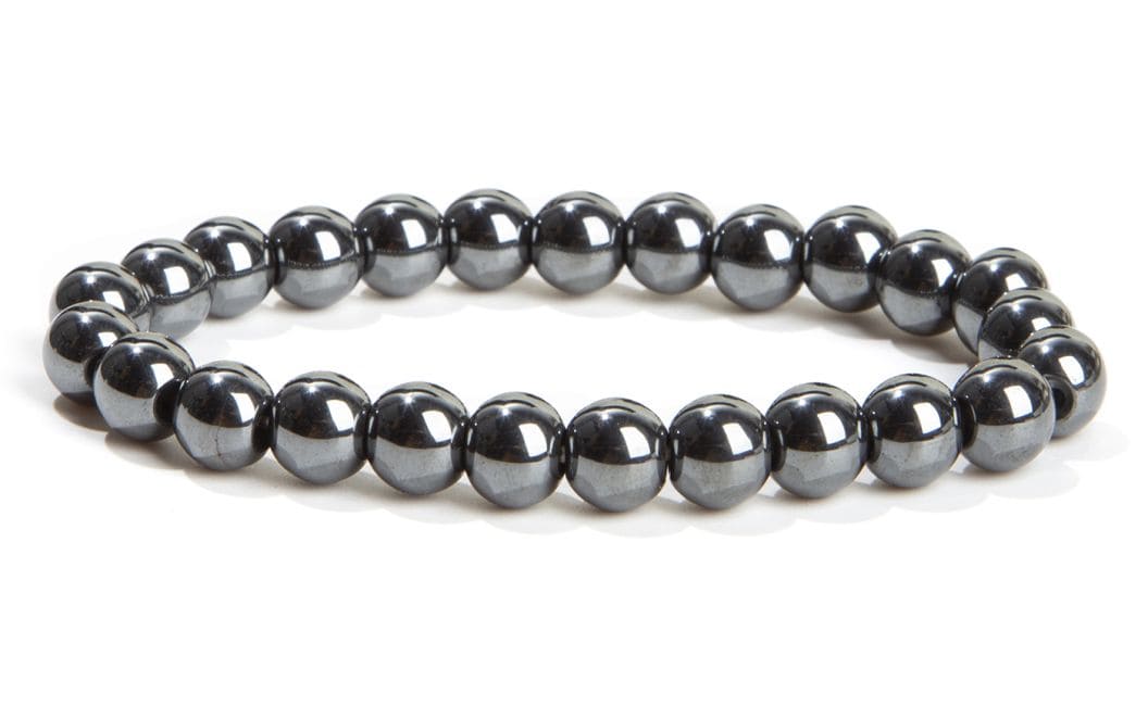 Bracelet perles Hématite 8mm