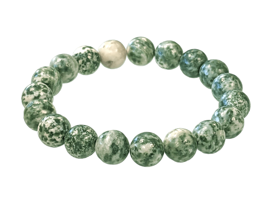 Bracelet Jade Verte perles 10mm