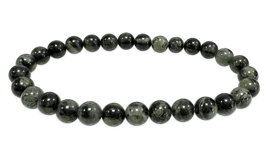 Bracelet Jaspe Kambaba perles 6-7mm