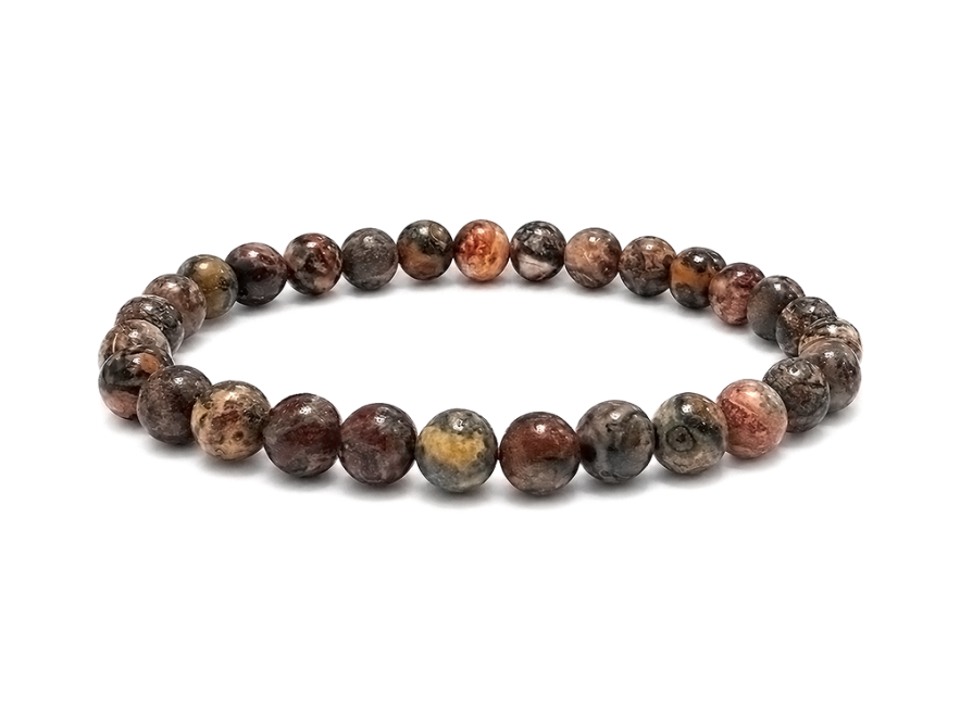 Bracelet Jaspe Léopard A perles 6-7mm chez Arabesk