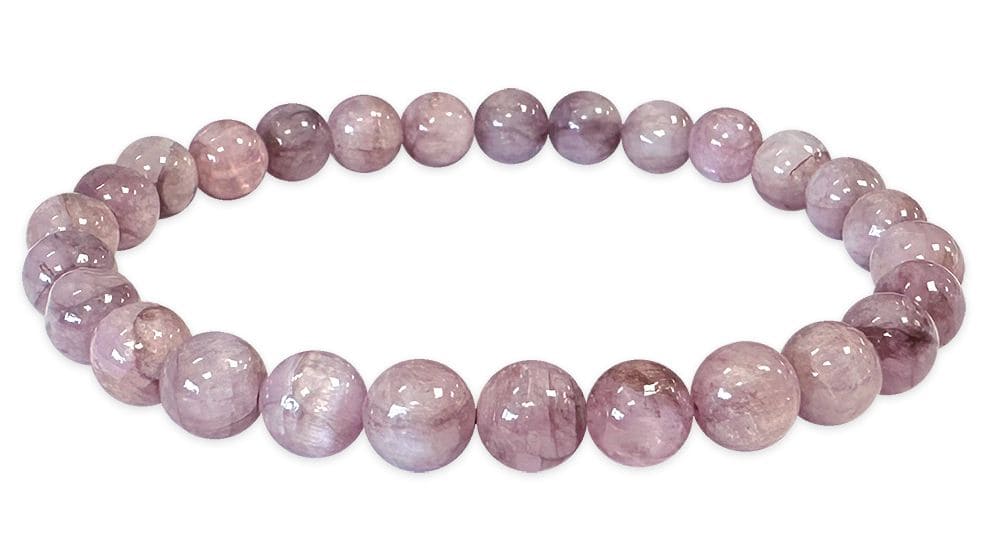 Bracelet Kunzite AB perles 5.5-6.5mm