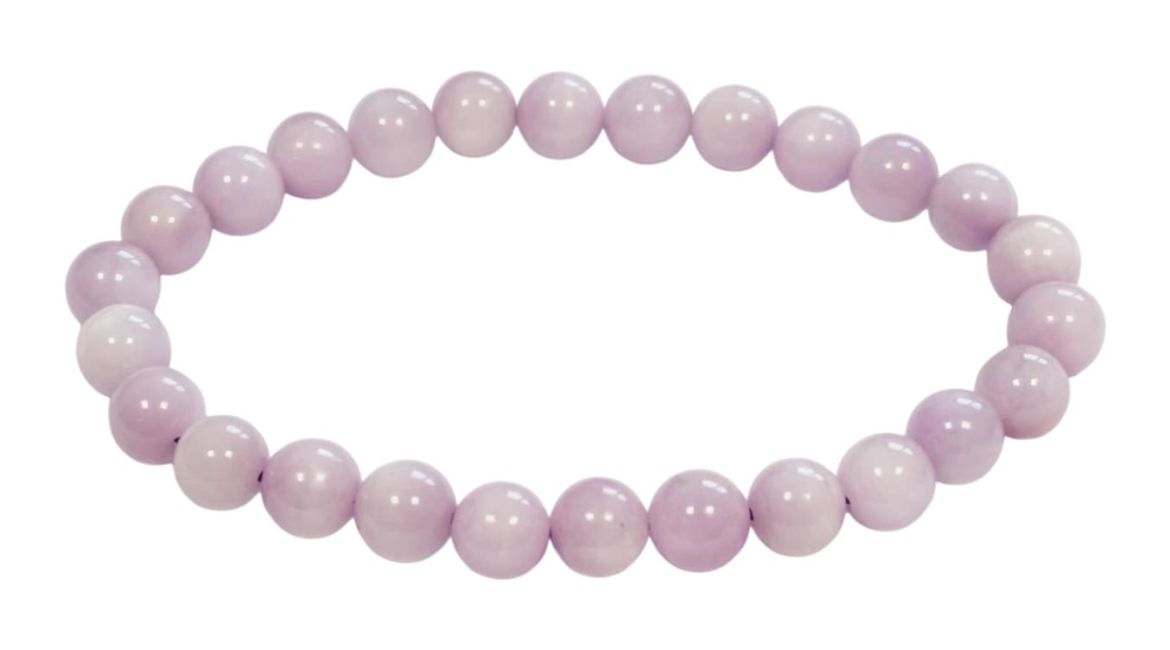 Bracelet Kunzite A perles 6.5-7.5mm chez Arabesk