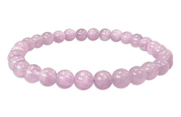 Bracelet Kunzite AA perles 6-7mm