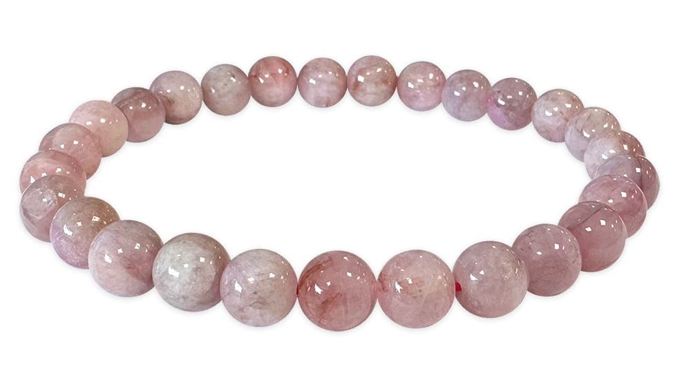 Bracelet Kunzite AB perles 6.5-7.5mm