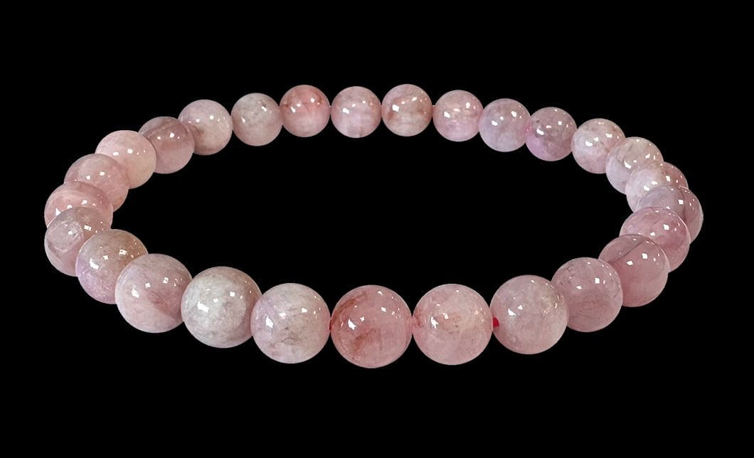 Bracelet Kunzite AB perles 6.5-7.5mm