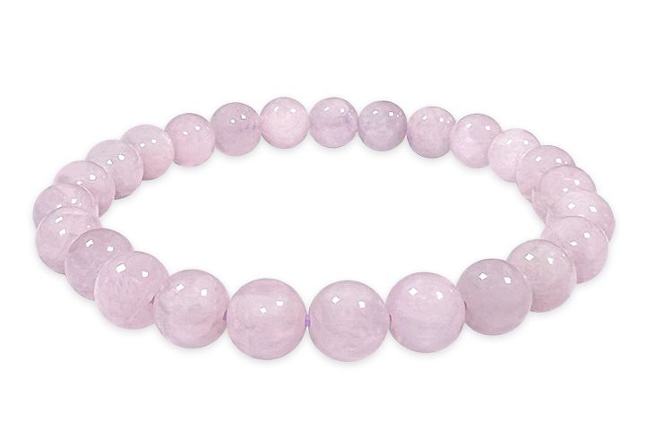 Bracelet Kunzite A perles 7-8mm chez Arabesk