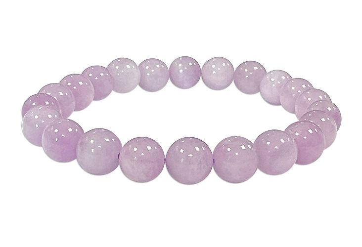 Bracelet Kunzite AA perles 7.5-8.5mm