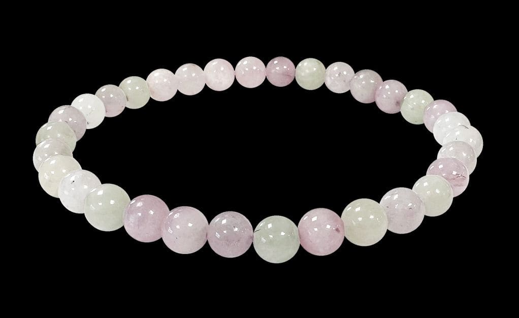 Bracelet Kunzite Multicolore AA perles 5-6mm