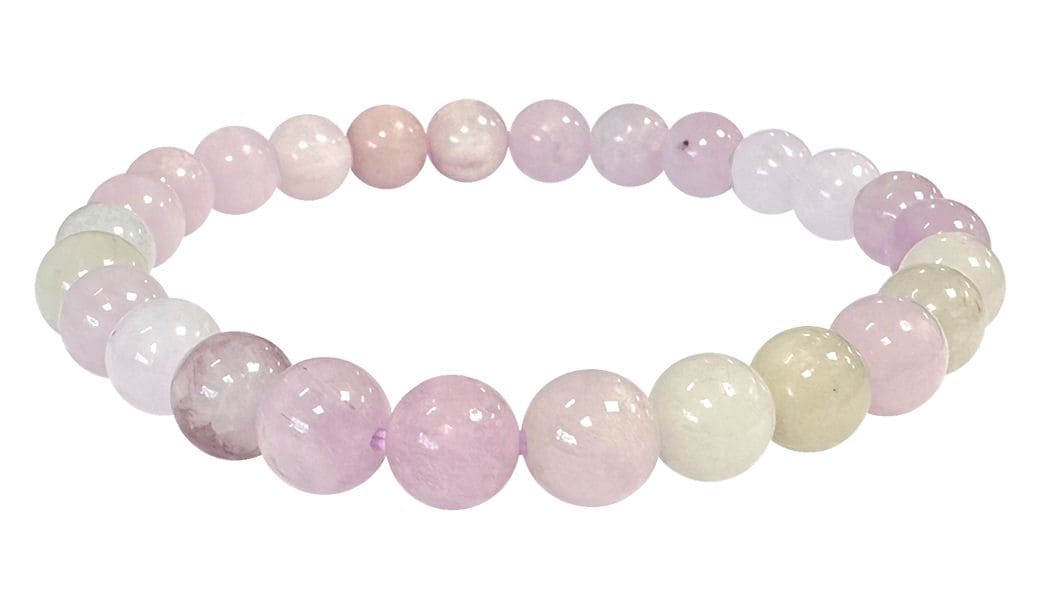 Bracelet Kunzite Multicolore AA perles 7mm