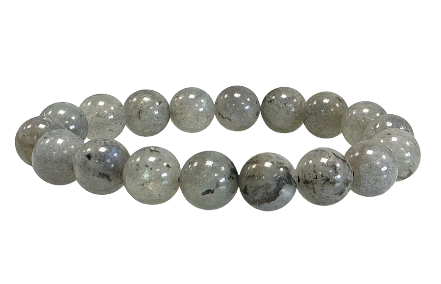 Bracelet Labradorite perles 10mm