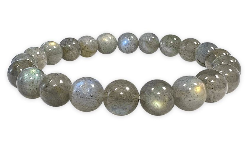 Bracelet Labradorite AA perles 7.5-8.5mm