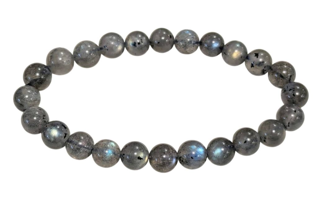 Bracelet Labradorite AA+ perles 8-8.5mm