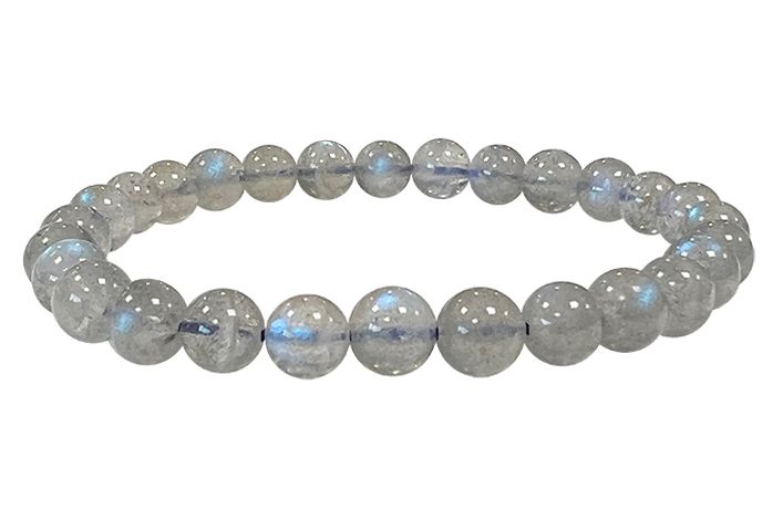 Bracelet Labradorite Norvège AAA perles 6-7mm
