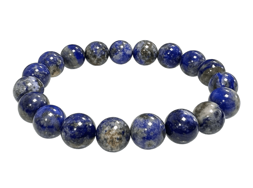 Bracelet Lapis Lazuli perles 10mm chez Arabesk