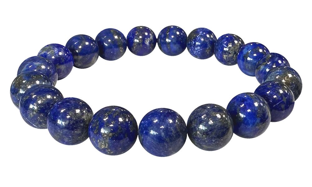 Bracelet Lapis Lazuli A perles 10mm
