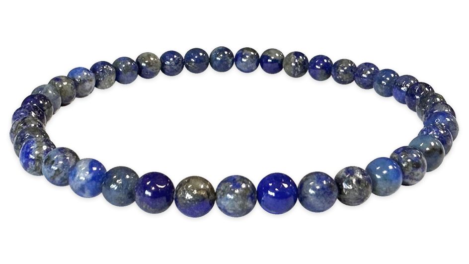 Bracelet Lapis Lazuli A perles 4mm