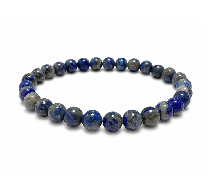Bracelet Lapis Lazuli AB perles 6-7mm chez Arabesk