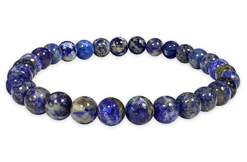 Bracelet Lapis Lazuli A perles 6mm