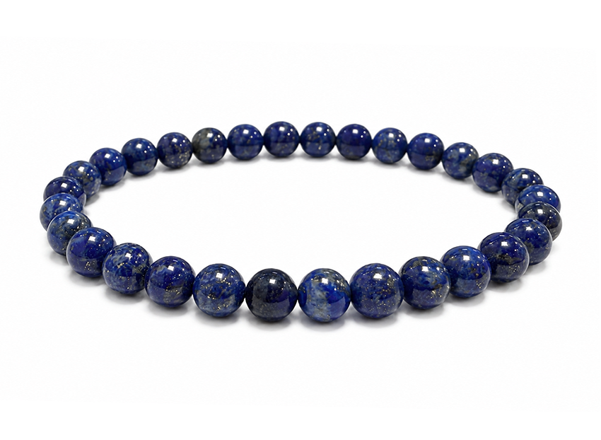 Bracelet Lapis Lazuli A perles 6-7mm chez Arabesk