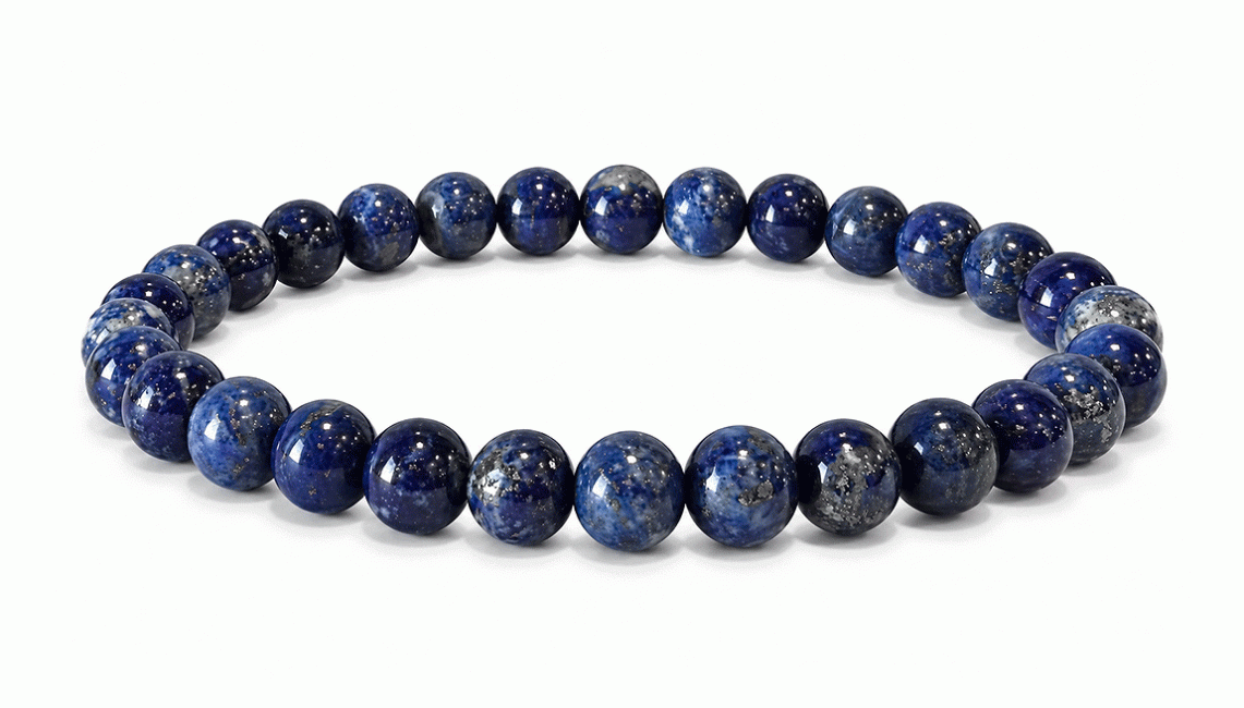 Bracelet Lapis Lazuli A perles 6-7mm chez Arabesk|fr