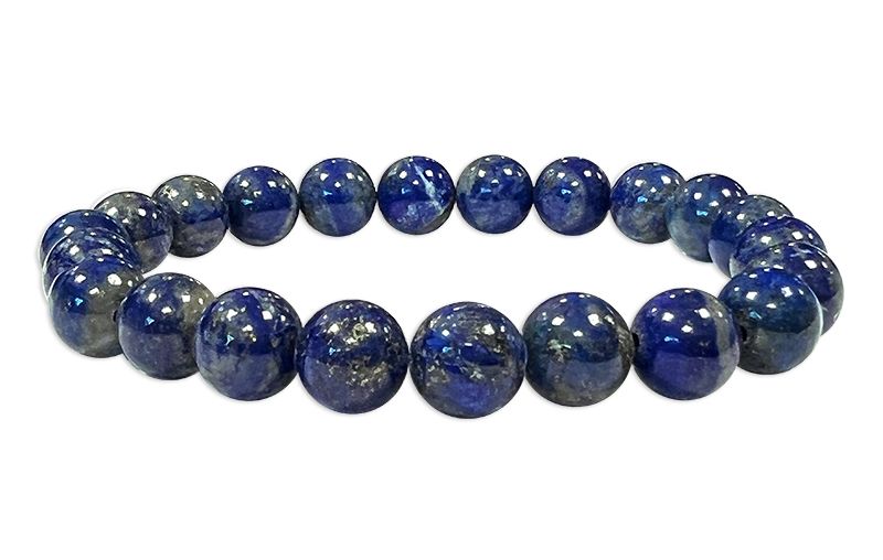 Bracelet Lapis Lazuli AA perles 8mm