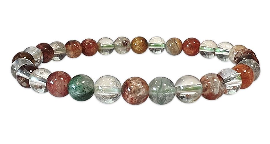 Lodolite Multicolore perles A 6mm