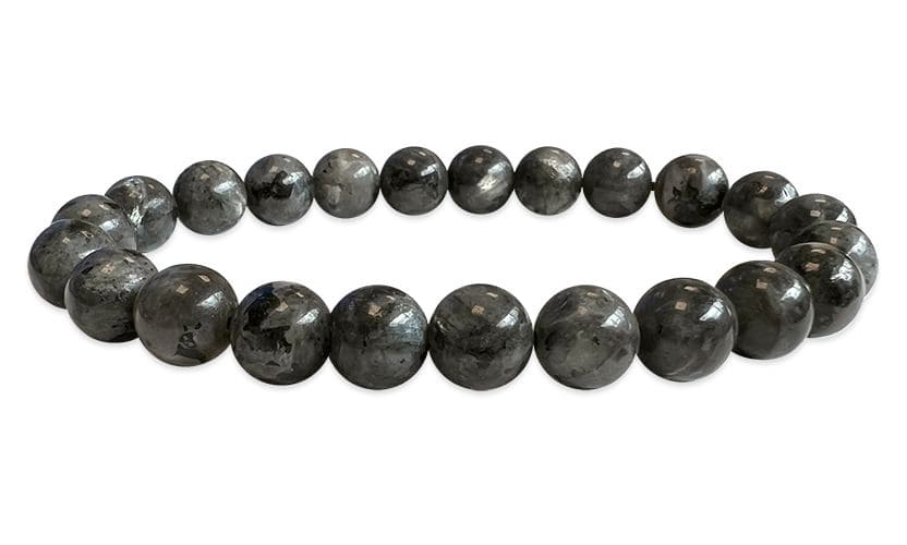 Bracelet Larvikite perles 8mm