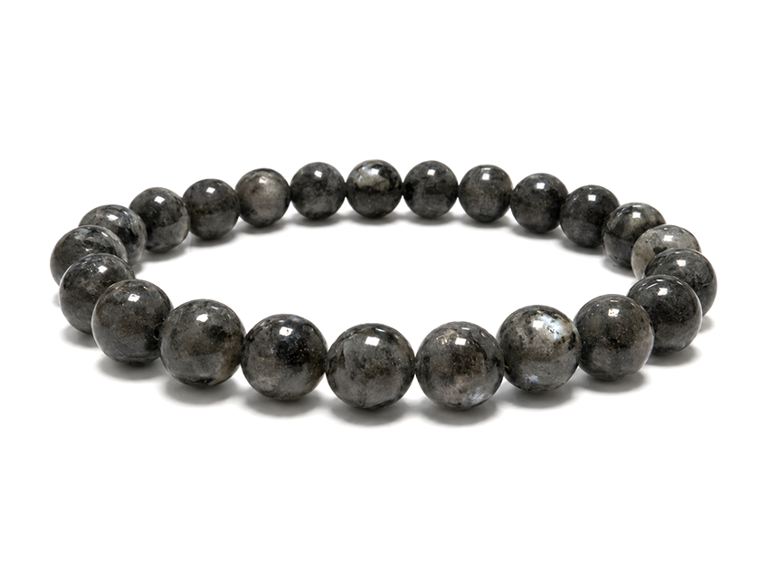Bracelet Larvikite Perles 8mm