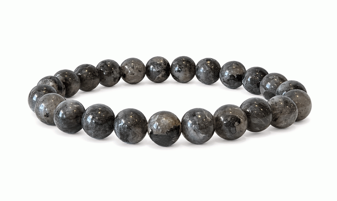 Bracelet Larvikite Perles A 8mm chez Arabesk