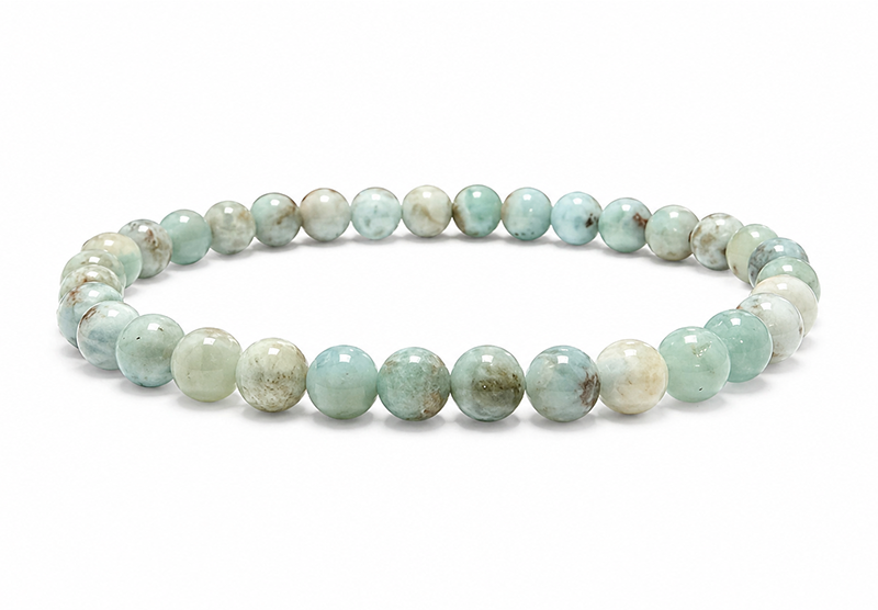 Bracelet Larimar A perles 5.5-6.5mm chez Arabesk