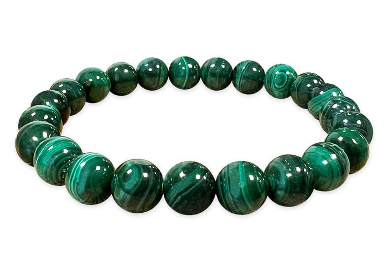 Bracelet Malachite perles 7.5-8.5mm