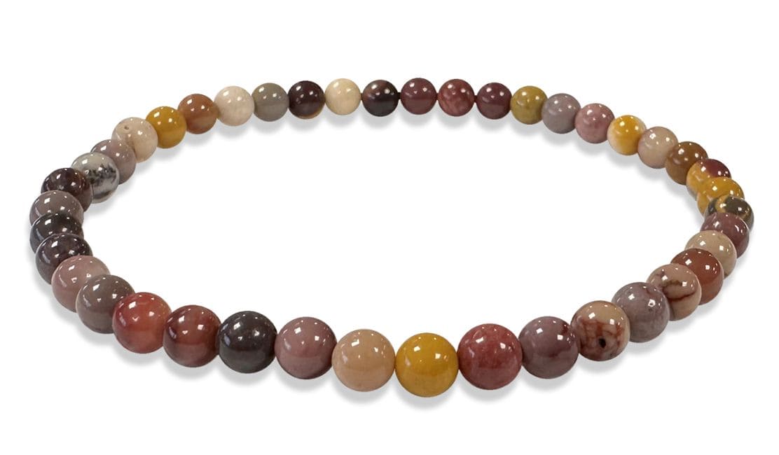 Bracelet Jaspe Mokaite A perles 4mm